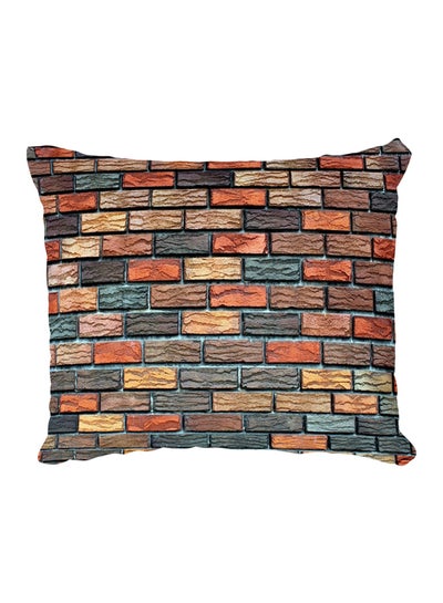 Buy Decorative Printed Pillow Cover Polyester Multicolour in Egypt