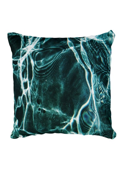 Buy Decorative Printed Pillow Cover polyester Blue in Egypt