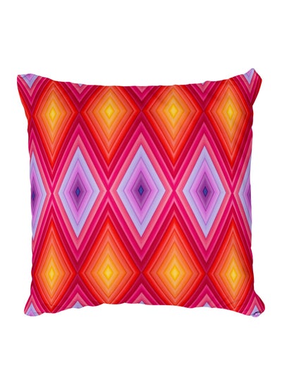 Buy Decorative Printed Pillow Cover Red/Blue in Egypt