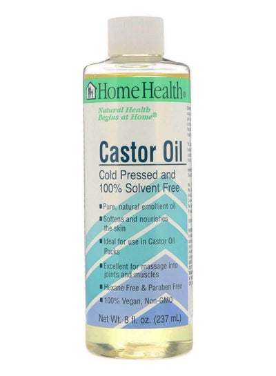 Buy Natural Organic Cold Pressed Castor Oil 237ml in UAE