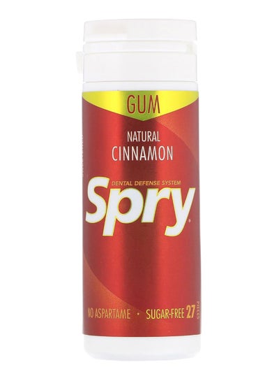 Buy 27-Piece Natural Cinnamon Spry Chewing Gum Set 25grams in UAE