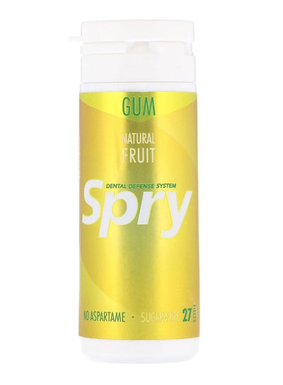 Buy 27-Piece Natural Fruit Spry Chewing Gum Set 25grams in UAE