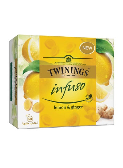 Buy Infuso Lemon And Ginger Tea Pack of 50 in UAE