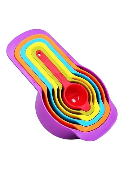 Buy 6-Piece Measuring Spoons Multicolour in Egypt