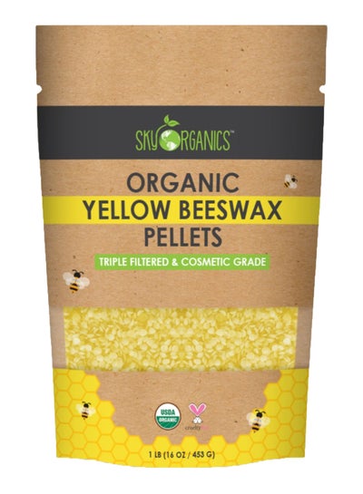 Buy Organic Beeswax Pellets 453grams in UAE