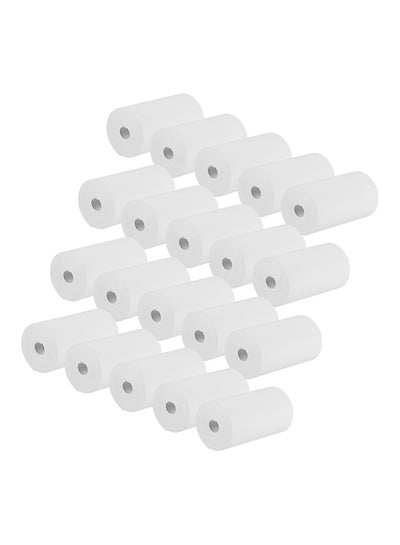 Buy Pack Of 20 Thermal Paper Rolls White in Saudi Arabia