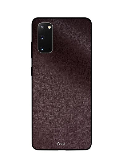 Buy Skin Case Cover -for Samsung Galaxy S20 Brown Dots Leather Pattern Brown Dots Leather Pattern in Egypt