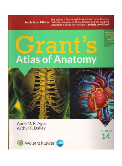 Buy Grant’s Atlas of Anatomy paperback english - 2016 in Egypt