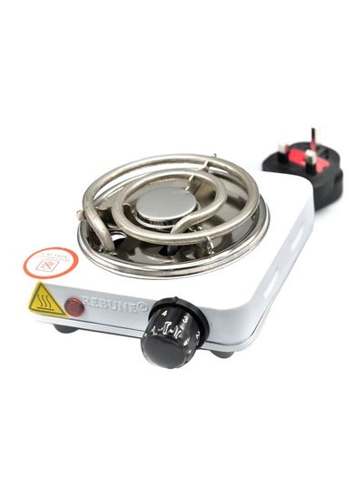 Buy Electric Hot Plate 500W 500.0 W RE-4-034 White/Silver in Saudi Arabia