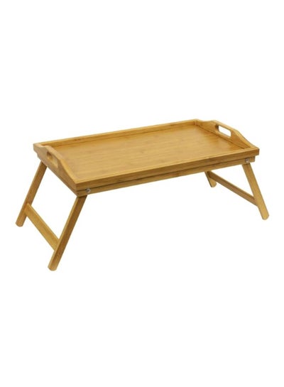 Buy Bamboo Bed Tray Natural in UAE