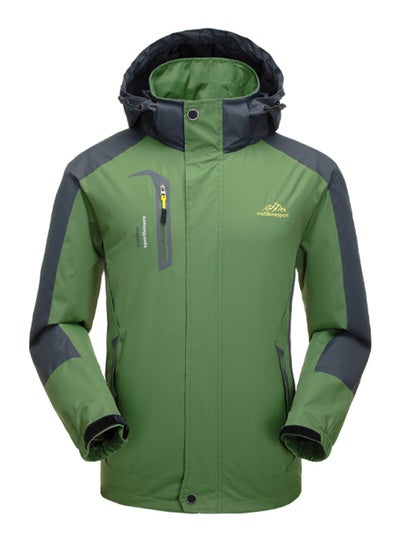 Buy Detachable Hooded Waterproof Sports Jacket S in Saudi Arabia