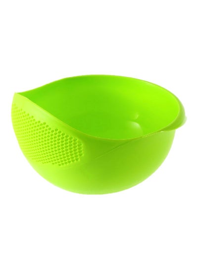 Buy Rice Wash Strainer Green 12x18x9centimeter in Egypt