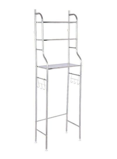 Buy 3-Tier Over The Washing Machine Rack Silver in UAE