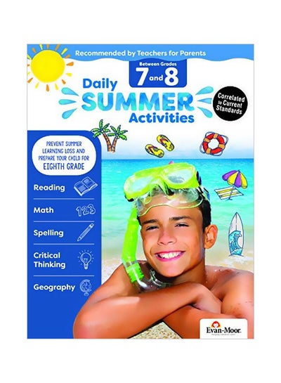 اشتري Daily Summer Activities Paperback الإنجليزية by by Evan-Moor Educational Publishers (COR) - 01 January 2018 في الامارات