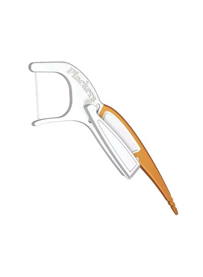 Buy Pack Of 36 Orthopick Dental Flosser Orange/White in UAE