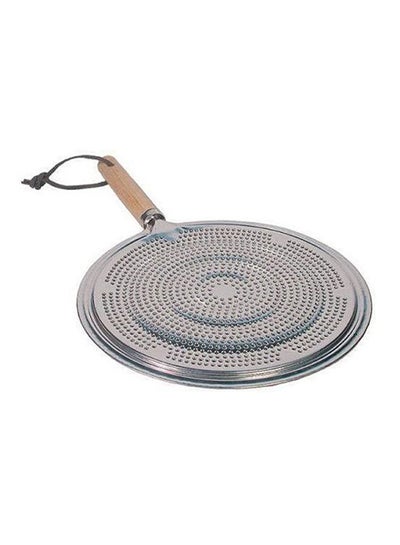 Buy Aluminium Simmer Ring Heat Diffuser Silver/Beige 32x21cm in UAE