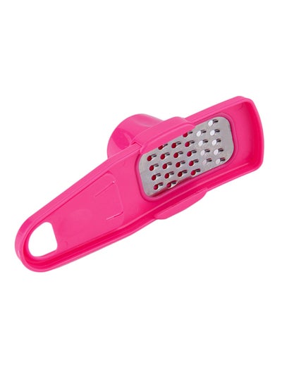 Buy Multifunctional Ginger Garlic Grater Pink 17cm in Egypt