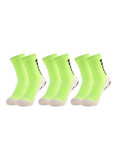 Buy Pair Of 3 Athletic Football Socks in UAE