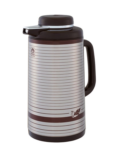 Buy Vacuum Flask Grey/Brown 1Liters in UAE