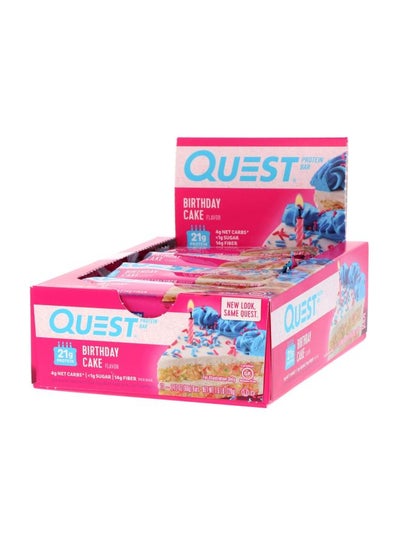 Buy Pack Of 12 Protein Bar - Birthday Cake in Saudi Arabia