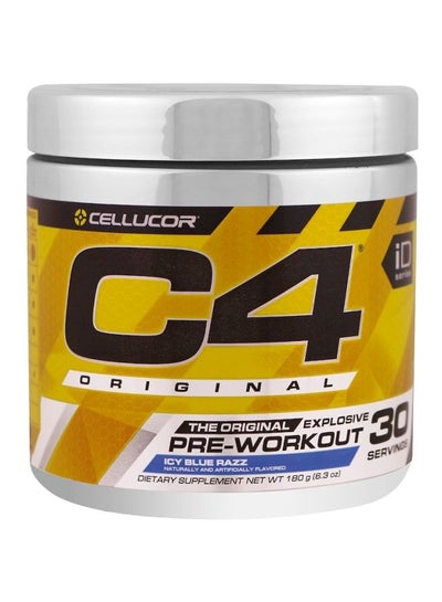 Buy C4 Original Explosive Pre-Workout - Icy Blue Razz - 30 Servings in Saudi Arabia