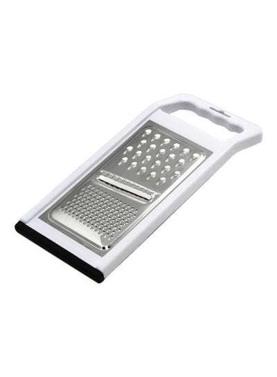 Buy Stainless Steel Flat Grater Silver/White 11inch in Saudi Arabia