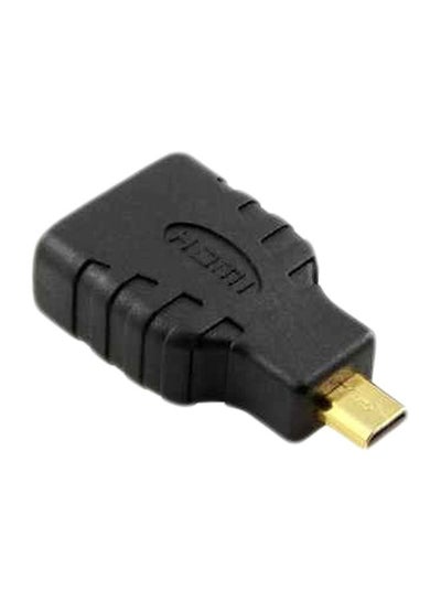 اشتري HDMI A Female To HDMI Micro D Male Adapter أسود في مصر