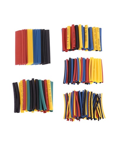 اشتري 164-Piece Professional Colorful Free Heat Shrink Tubing Set multicolour 15.00X5.00X7.00centimeter في السعودية