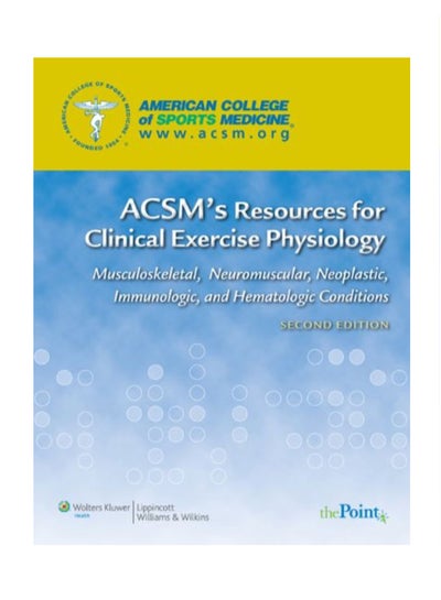 Buy ACSM's Resource For Clinical Exercise Physiology paperback english - 39836 in Egypt