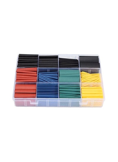 Buy 530-Piece Shrinkable Heat Shrink Tubing Insulation Tube Kit Set Multicolour 1.5centimeter in Saudi Arabia