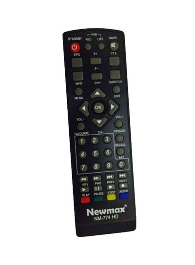 Buy Satellite Receiver Remote Control Black/Grey/Red in Saudi Arabia