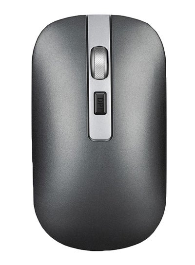 Buy Rechargeable Wireless Mouse White/Grey in Saudi Arabia