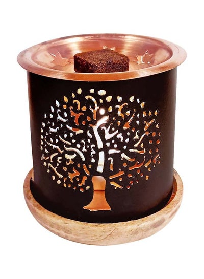 اشتري Incense Exotic Burner Holder Brown/Rose Gold 8x8x8سنتيمتر في الامارات