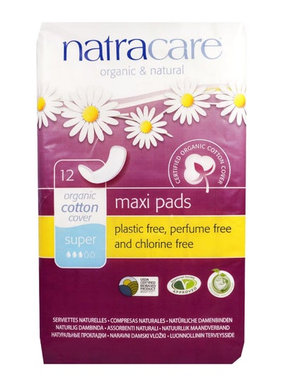 Buy Organic And Natural Super Sanitary Pad, 12 Count Maxi in UAE