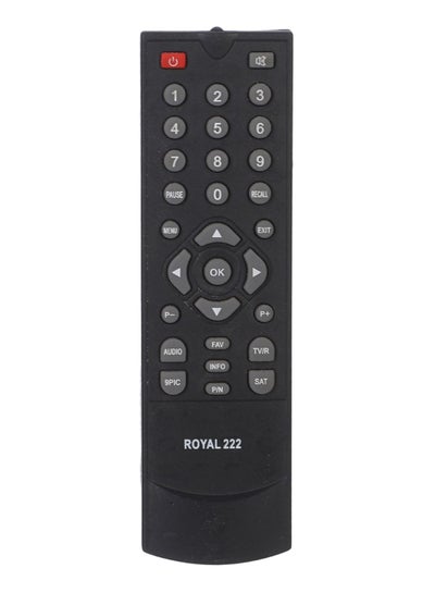Buy Remote Control For Royal 222 HD Receiver Black in Egypt