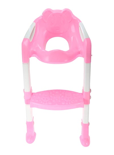 Buy Baby Potty Training Seat With Adjustable Ladder Folding in UAE