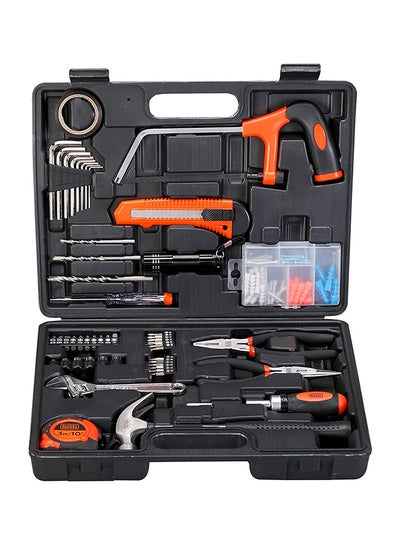 Buy 108-Piece Hand Tool kit In Kitbox Compact, Versatile And Effective For Home DIY And Office Use BMT108C Orange/Black 13.8inch in Saudi Arabia