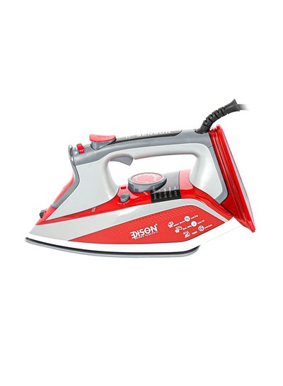 Buy Electric Steam Iron 2200W 2200.0 W 6285360257125 Red/White in Saudi Arabia