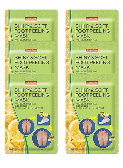 Buy Pack Of 6 Shiny And Soft Foot Peeling Mask in UAE