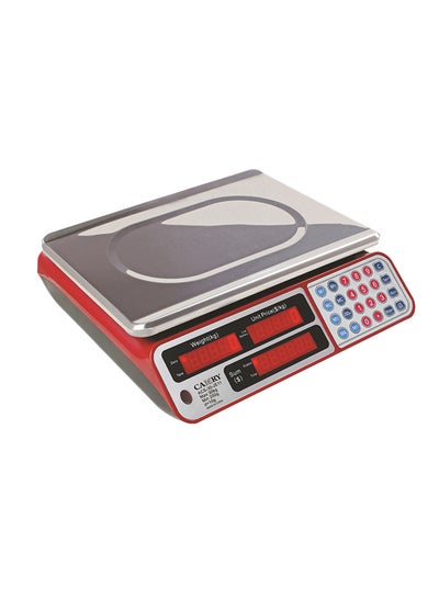 Buy Commercial Grocery Scale Red 35.5 x 23.5centimeter in Saudi Arabia