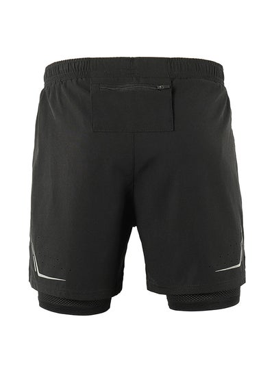 Buy 2 in 1 Quick Drying Breathable Cycling Shorts 30x23cm in Saudi Arabia