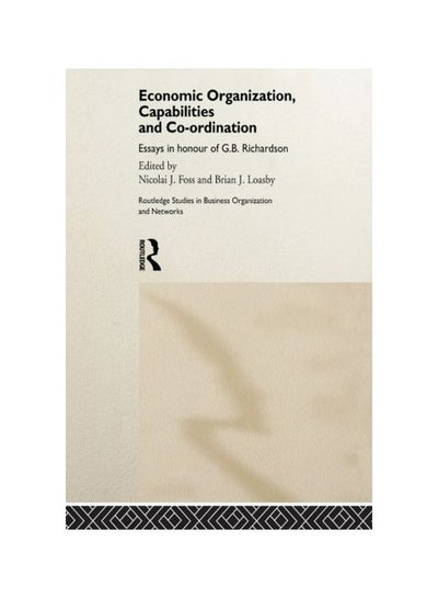 اشتري Economic Organization Capabilities And Coordination paperback english - 31 Oct 2013 في مصر