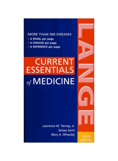 Buy Current Essentials Of Medicine Paperback English by Lawrence M. Tierney - 38657 in Egypt