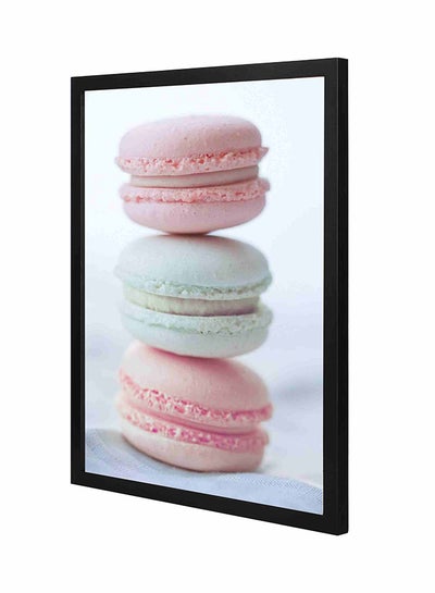 Buy Macaroon Wooden Framed Wall Art Painting Multicolour 43x53cm in Saudi Arabia