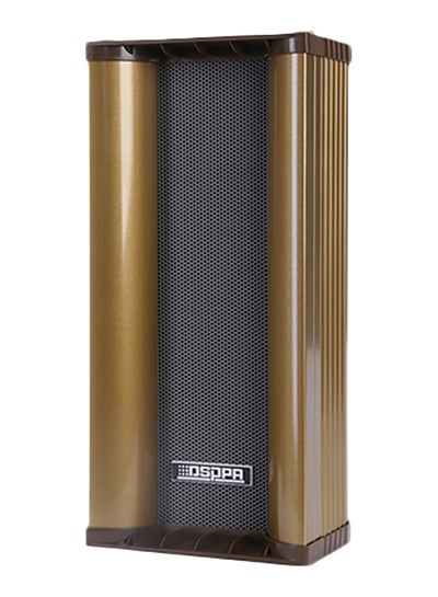 Buy Outdoor Waterproof Column Speaker DSP 108 Brown/Grey/Golden in UAE