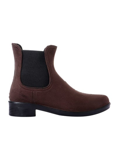 Buy Suede Chelsea Ankle Boots Brown in Egypt