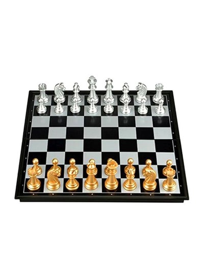 Buy Magnetic Chess Board With Plastic Box Playing Pieces in Saudi Arabia