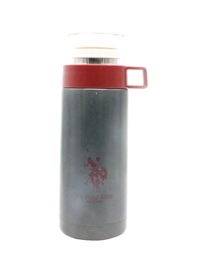Buy Stainless Steel Coffee Mug Red/Grey 350ml in Egypt