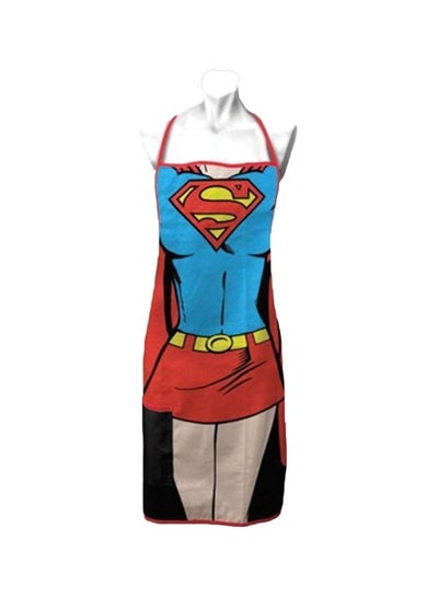 Buy Supergirl Printed Apron Blue/Red/Black 28x0.1x31 0inch in Egypt