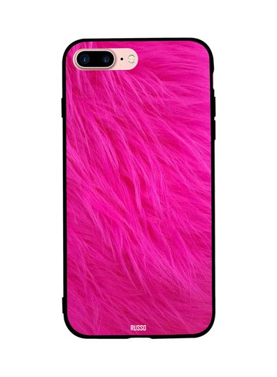 Buy Skin Case Cover -for Apple iPhone 8 Plus Cover Pink Fur Pattern Cover Pink Fur Pattern in Egypt